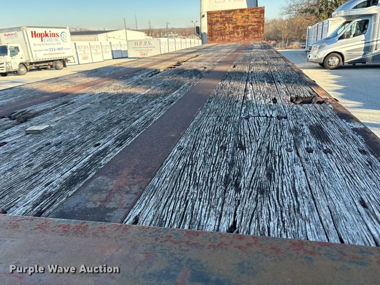 image for item ET8643 1986 Fruehauf PB80-F2-40 flatbed trailer