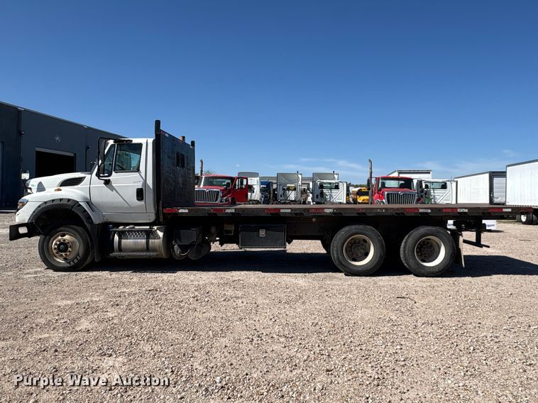 image for item EU7444 2015 International 7600 dump flatbed truck