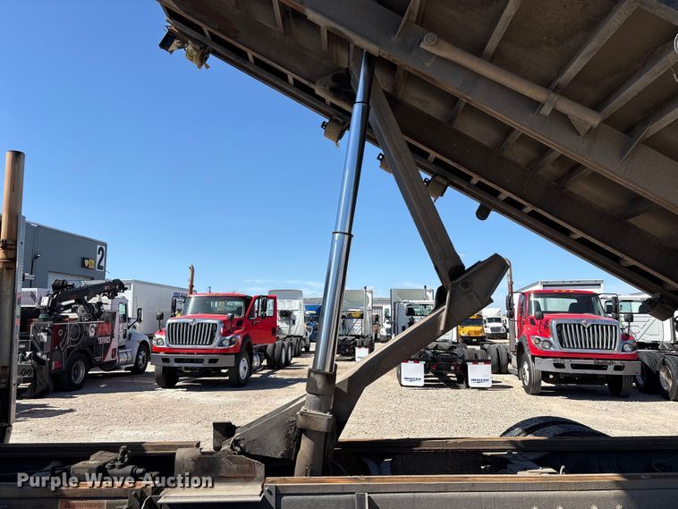 image for item EU7444 2015 International 7600 dump flatbed truck
