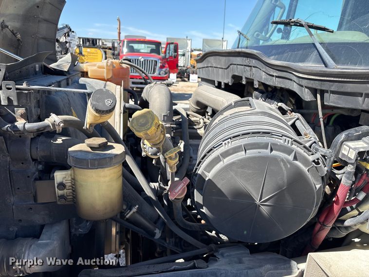 image for item EU7444 2015 International 7600 dump flatbed truck