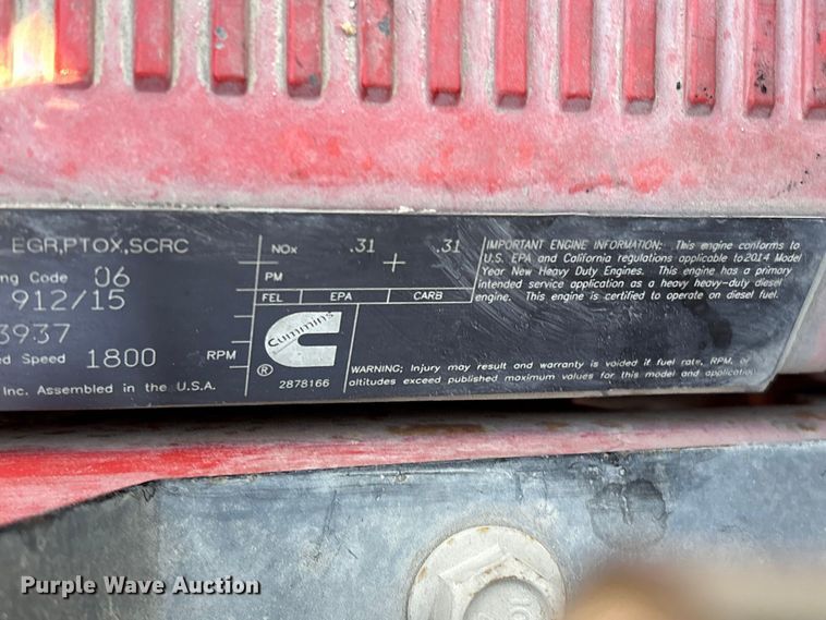 image for item EU7447 2015 International LF687 semi truck