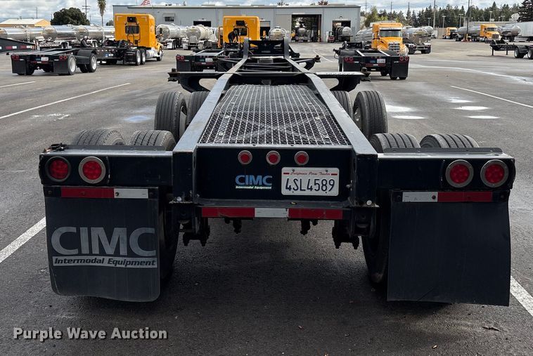 image for item EU8532 2018 CIMC SZJ9347TJZ54 container trailer