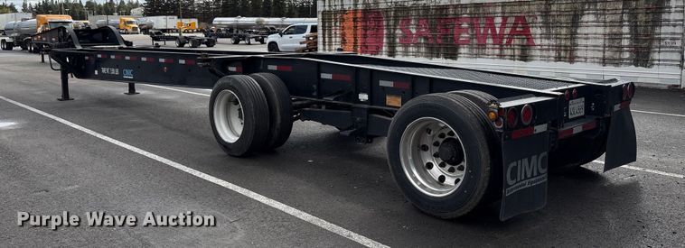 image for item EU8532 2018 CIMC SZJ9347TJZ54 container trailer