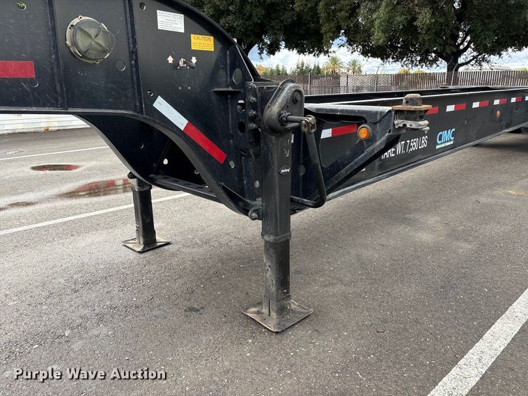 image for item EU8532 2018 CIMC SZJ9347TJZ54 container trailer