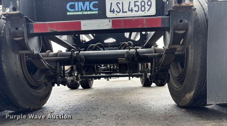 image for item EU8532 2018 CIMC SZJ9347TJZ54 container trailer