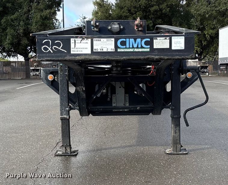 image for item EU8533 2018 CIMC SZJ9347TJZ54 container trailer