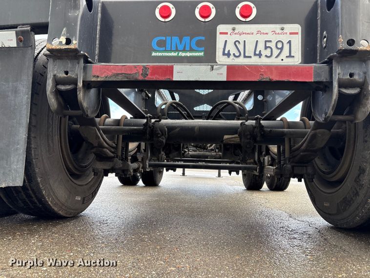 image for item EU8533 2018 CIMC SZJ9347TJZ54 container trailer