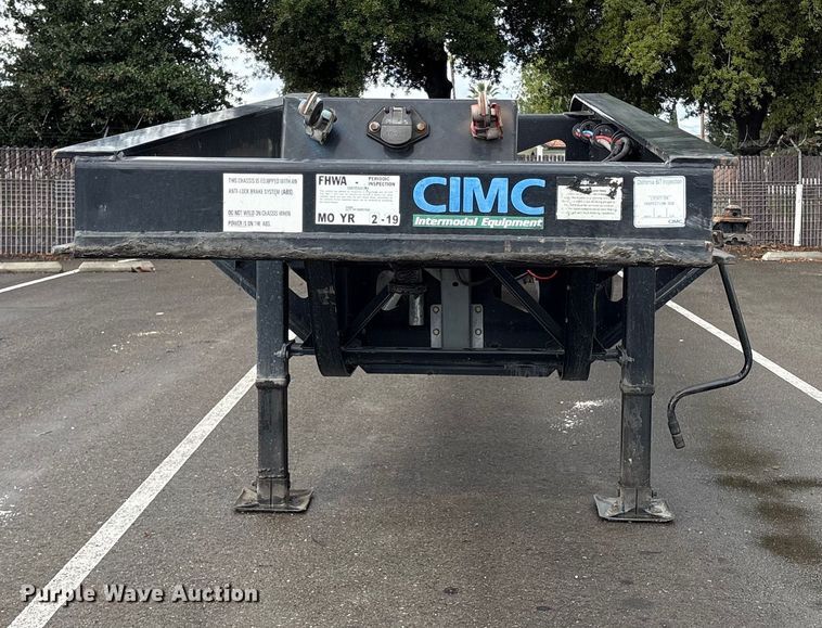 image for item EU8534 2018 CIMC SZJ9347TJZ54 container trailer