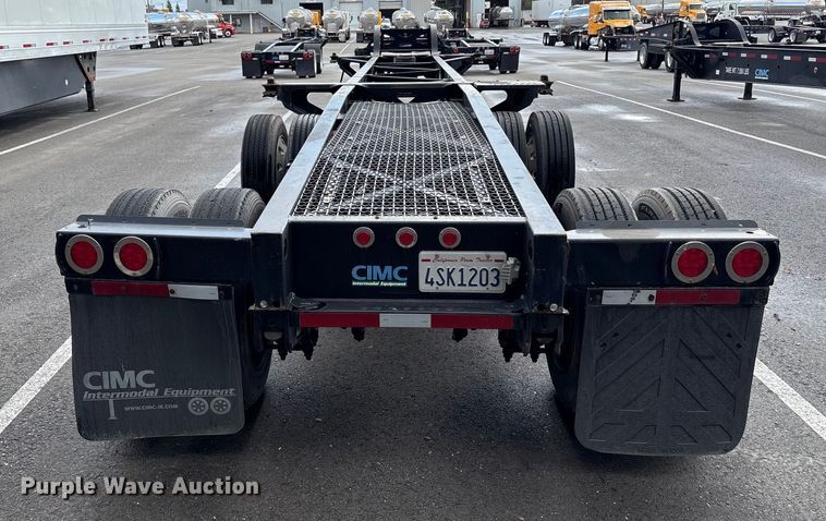 image for item EU8534 2018 CIMC SZJ9347TJZ54 container trailer