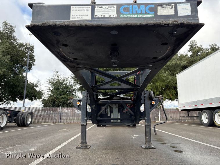 image for item EU8534 2018 CIMC SZJ9347TJZ54 container trailer