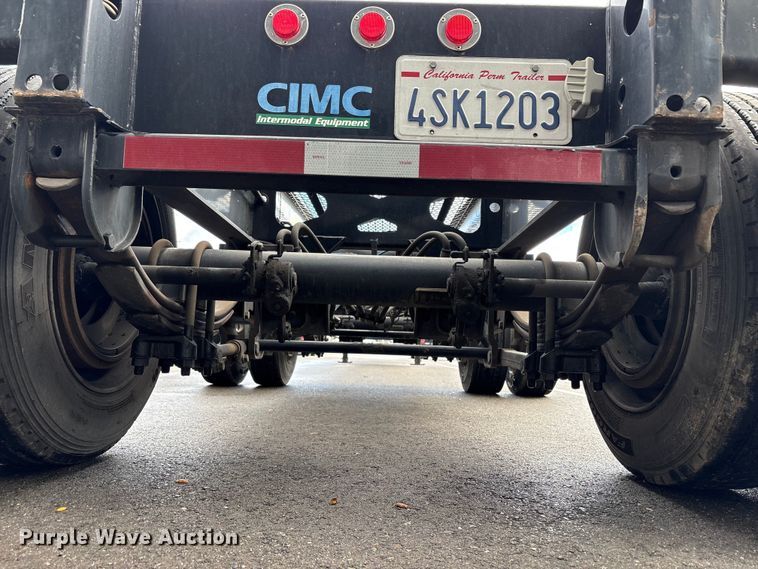 image for item EU8534 2018 CIMC SZJ9347TJZ54 container trailer