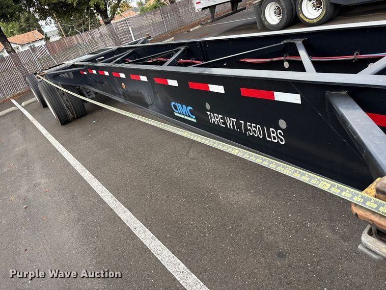 image for item EU8534 2018 CIMC SZJ9347TJZ54 container trailer