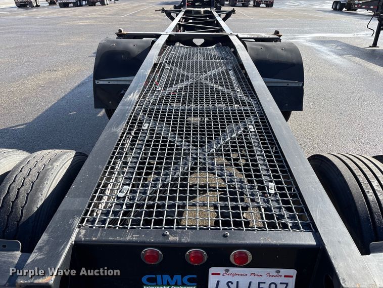 image for item EU8535 2018 CIMC SZJ9347TJZ54 container trailer