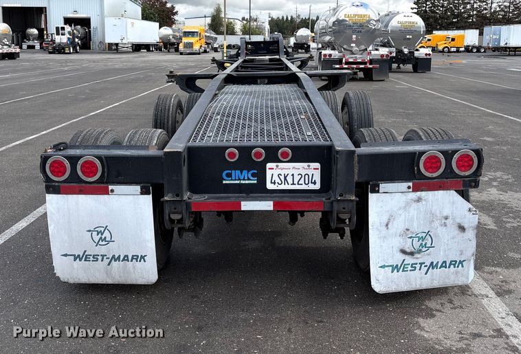 image for item EU8538 2018 CIMC SZJ9347TJZ54 container trailer