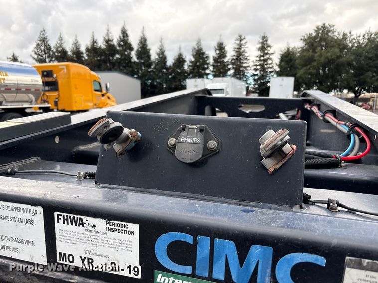 image for item EU8538 2018 CIMC SZJ9347TJZ54 container trailer