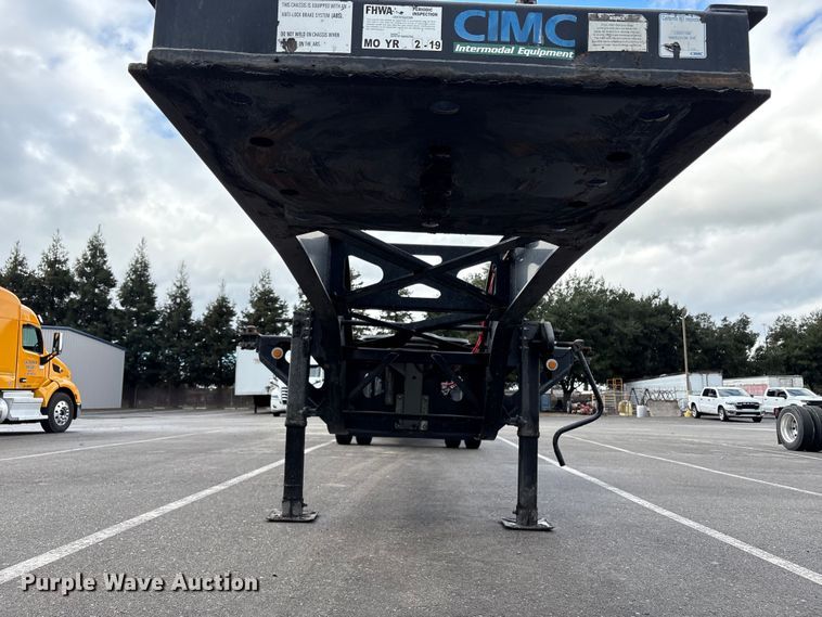 image for item EU8538 2018 CIMC SZJ9347TJZ54 container trailer