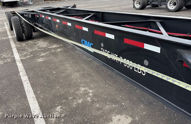 image for item EU8538 2018 CIMC SZJ9347TJZ54 container trailer
