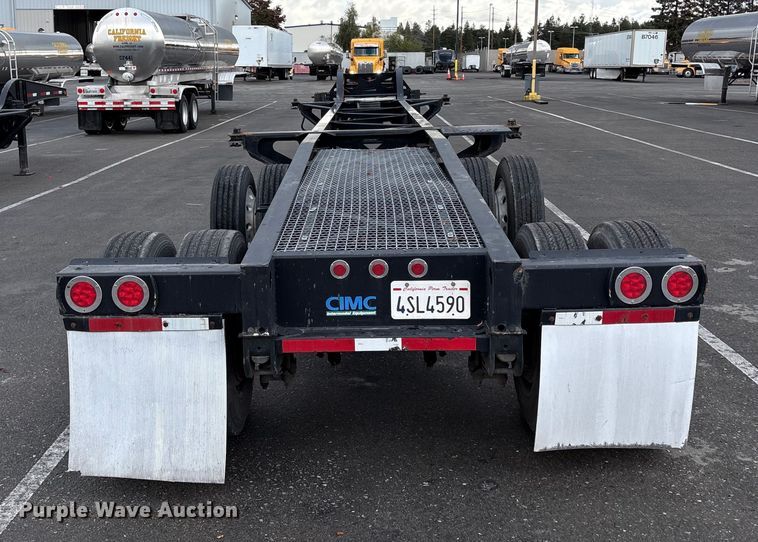 image for item EU8539 2018 CIMC SZJ9347TJZ54 container trailer