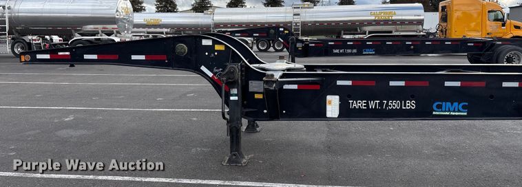 image for item EU8539 2018 CIMC SZJ9347TJZ54 container trailer