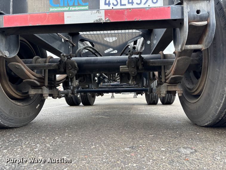 image for item EU8539 2018 CIMC SZJ9347TJZ54 container trailer