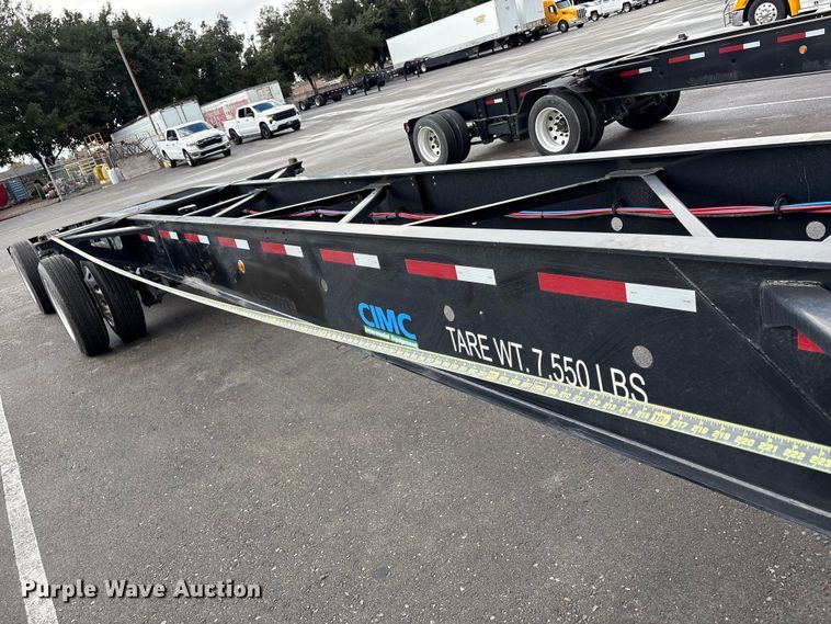 image for item EU8539 2018 CIMC SZJ9347TJZ54 container trailer