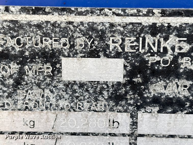 image for item EU8543 2013 Reinke container trailer