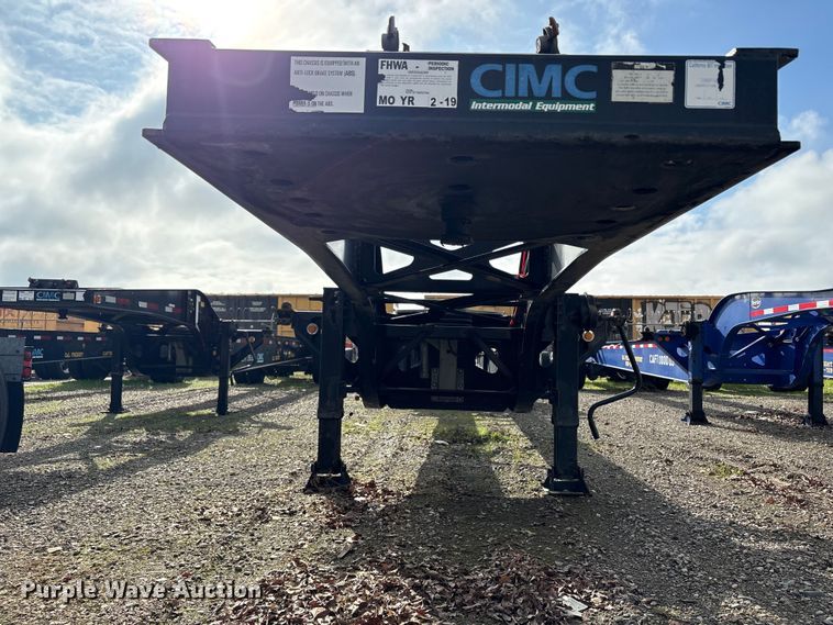 image for item EU8544 2018 CIMC SZJ9347TJZ54 container trailer