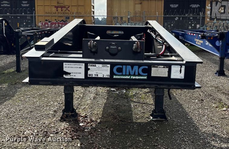 image for item EU8544 2018 CIMC SZJ9347TJZ54 container trailer
