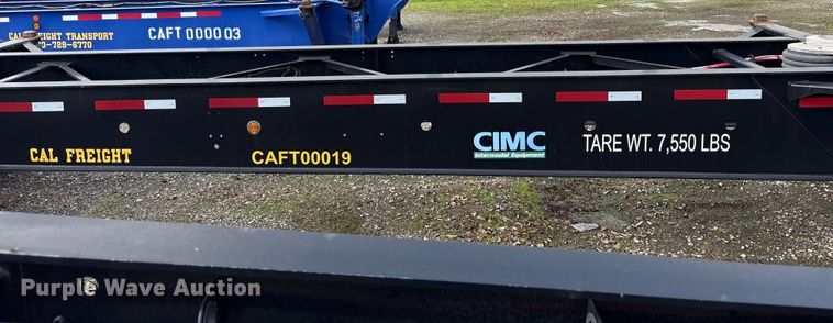 image for item EU8544 2018 CIMC SZJ9347TJZ54 container trailer
