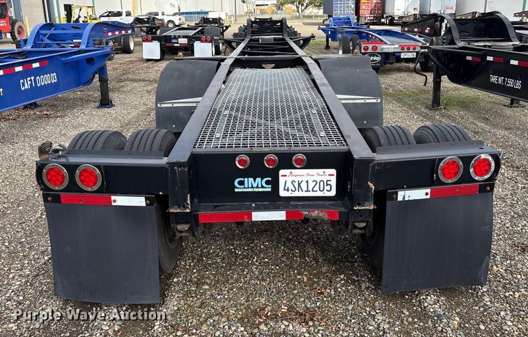 image for item EU8544 2018 CIMC SZJ9347TJZ54 container trailer