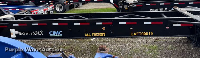 image for item EU8544 2018 CIMC SZJ9347TJZ54 container trailer