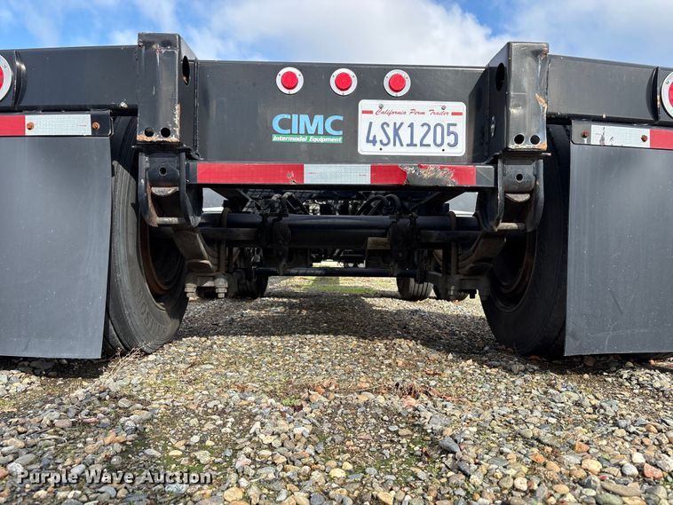 image for item EU8544 2018 CIMC SZJ9347TJZ54 container trailer