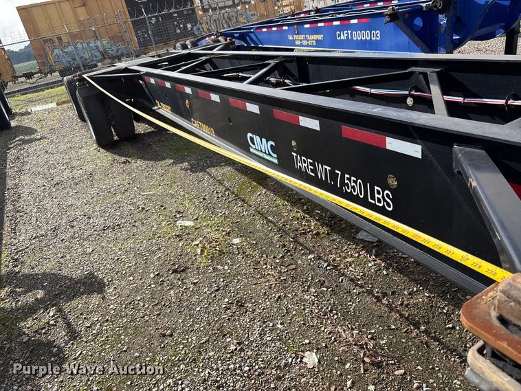 image for item EU8544 2018 CIMC SZJ9347TJZ54 container trailer
