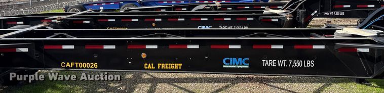 image for item EU8546 2018 CIMC SZJ9347TJZ54 container trailer