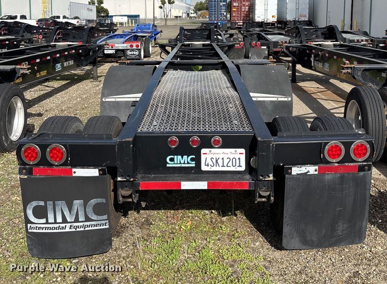 image for item EU8546 2018 CIMC SZJ9347TJZ54 container trailer