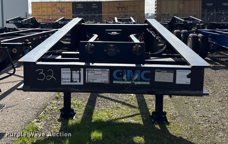 image for item EU8551 2018 CIMC SZJ9347TJZ54 container trailer