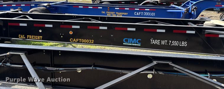 image for item EU8551 2018 CIMC SZJ9347TJZ54 container trailer