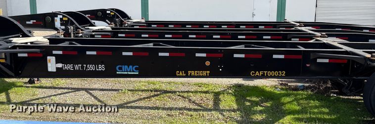 image for item EU8551 2018 CIMC SZJ9347TJZ54 container trailer