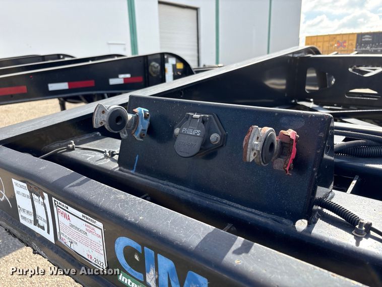 image for item EU8551 2018 CIMC SZJ9347TJZ54 container trailer