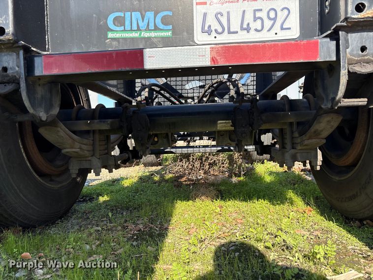 image for item EU8551 2018 CIMC SZJ9347TJZ54 container trailer