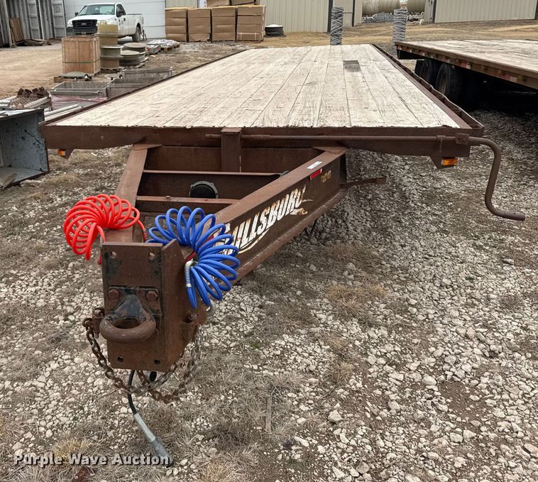 image for item FB0810 2008 Hillsboro Industries flatbed trailer