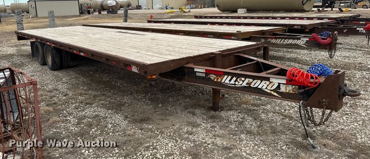 image for item FB0810 2008 Hillsboro Industries flatbed trailer