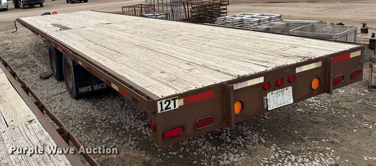 image for item FB0810 2008 Hillsboro Industries flatbed trailer