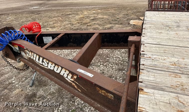 image for item FB0810 2008 Hillsboro Industries flatbed trailer