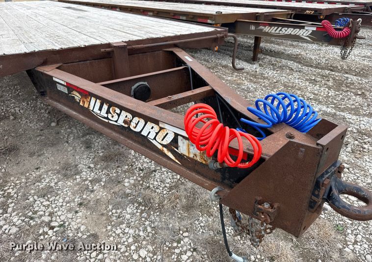 image for item FB0810 2008 Hillsboro Industries flatbed trailer