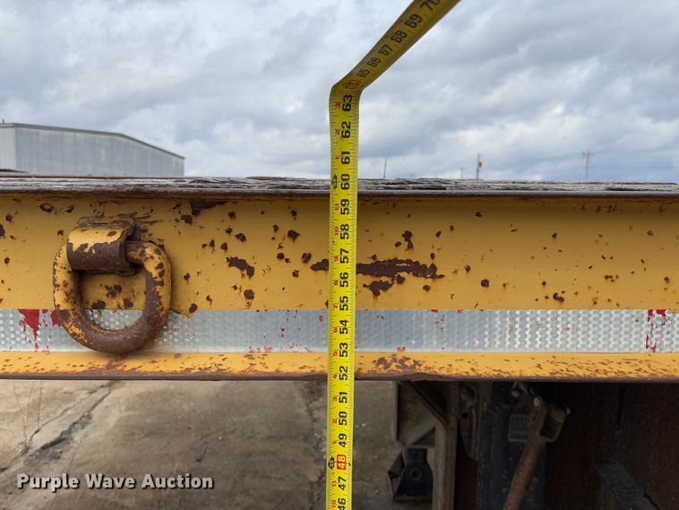 image for item FB3175 1986 Wisconsin 2535-22 drop deck equipment trailer