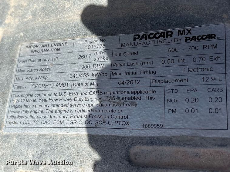 image for item FC2108 2013 Peterbilt 386 semi truck