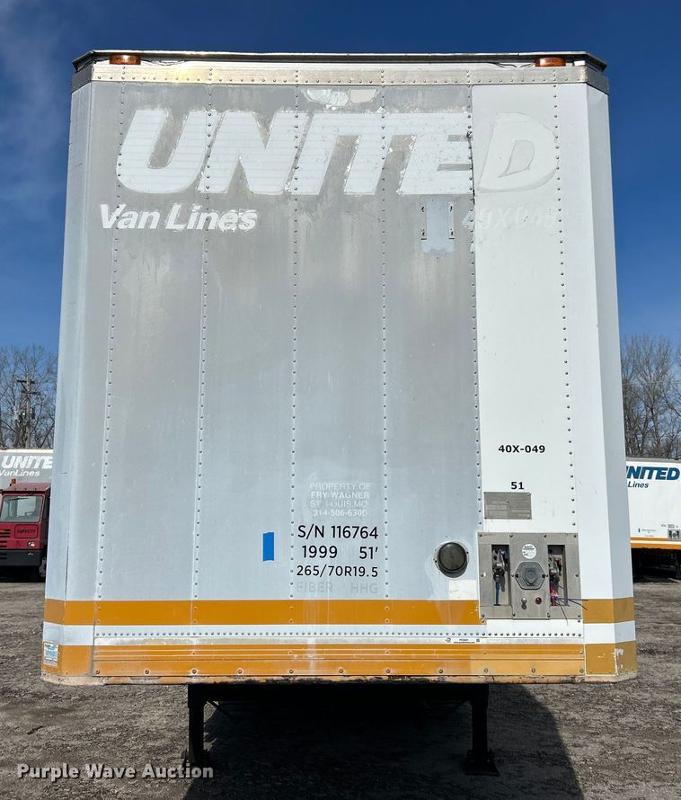 image for item FC5021 1999 Kentucky dry van trailer