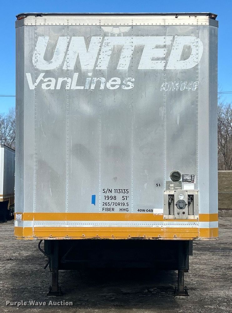 image for item FC5022 1998 Kentucky dry van trailer
