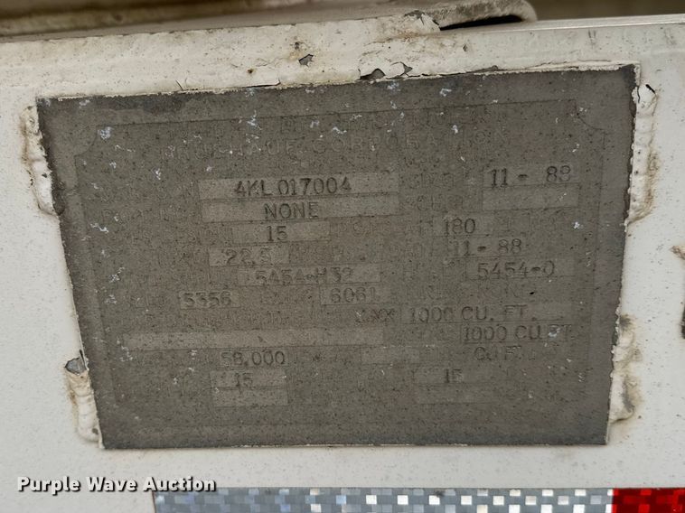 image for item FK1764 1989 Fruehauf HAB-T2-J 1000 pneumatic dry bulk trailer